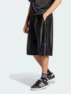 Oversized Polyester Shorts Black - ADIDAS - BALAAN 2