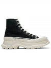 Tread Slick High Top Sneakers Black - ALEXANDER MCQUEEN - BALAAN 2