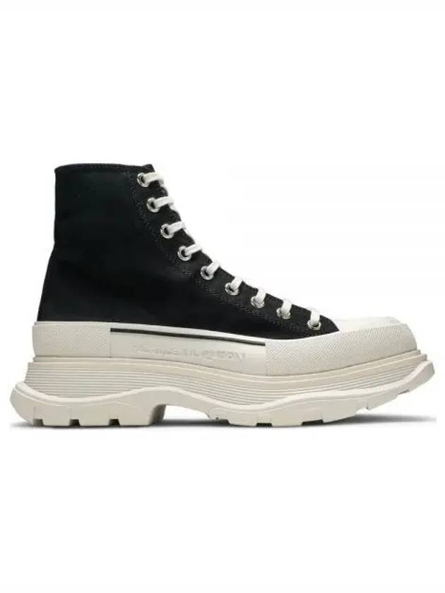 Tread Slick High Top Sneakers Black - ALEXANDER MCQUEEN - BALAAN 2