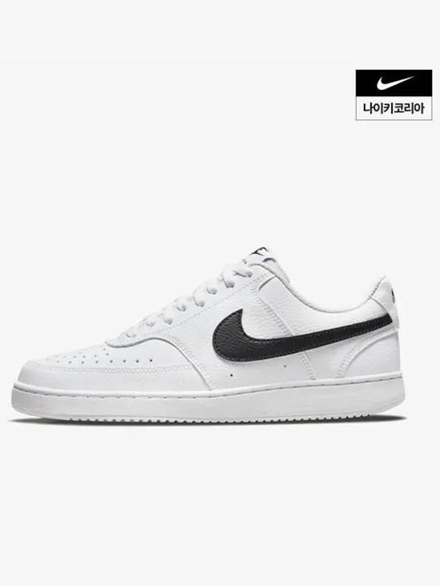 Court Vision Next Nature Low Top Sneakers White Black - NIKE - BALAAN 2