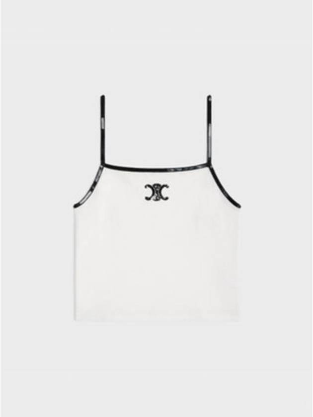 Women s Embroidered Triomphe Tank Top 2X53F671Q 01OB - CELINE - BALAAN 1