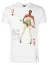 Vivien ORB Logo Queen Diamond Printing T Shirt S25GC0383 101 - VIVIENNE WESTWOOD - BALAAN 1