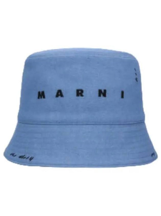 Logo Bucket Hat Azur - MARNI - BALAAN 1