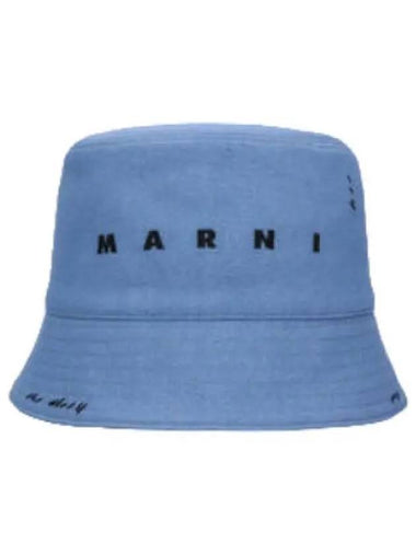 logo bucket hat azur - MARNI - BALAAN 1