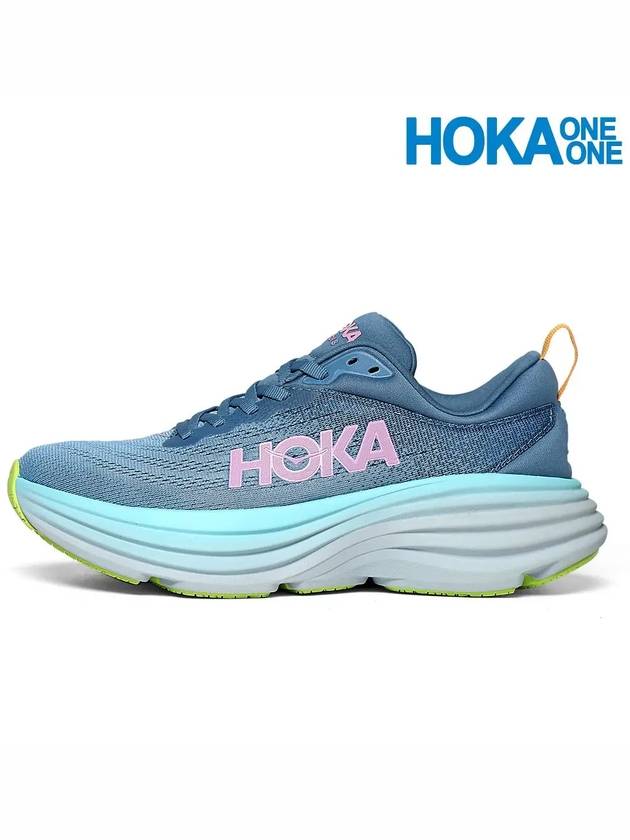 Hoka Women's Running Shoes Bondi8 Shadow 1127952 SSK - HOKA ONE ONE - BALAAN 1