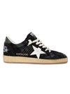 Men's Ballstar Suede Low Top Sneakers Black - GOLDEN GOOSE - BALAAN 1