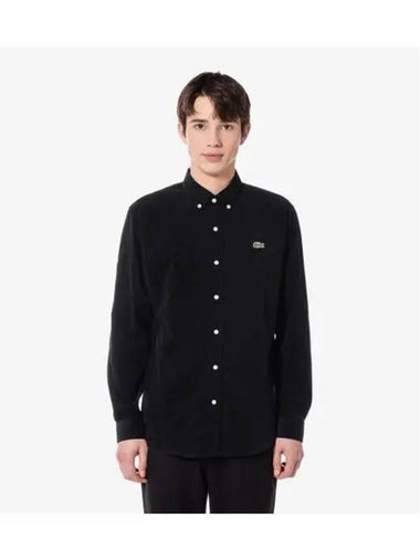 Men s Corduroy Solid Shirt Navy - LACOSTE - BALAAN 1