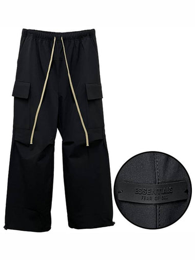 Logo Bonded Nylon Field Pants Black 130BT244590F - FEAR OF GOD ESSENTIALS - BALAAN 1