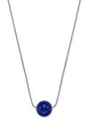 Roca Lulu Lapis Lazuli Necklace Silver Blue - BE/GINS - BALAAN 1