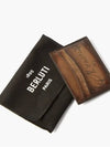 Bambou Scritto logo leather cardholder brown - BERLUTI - BALAAN 5