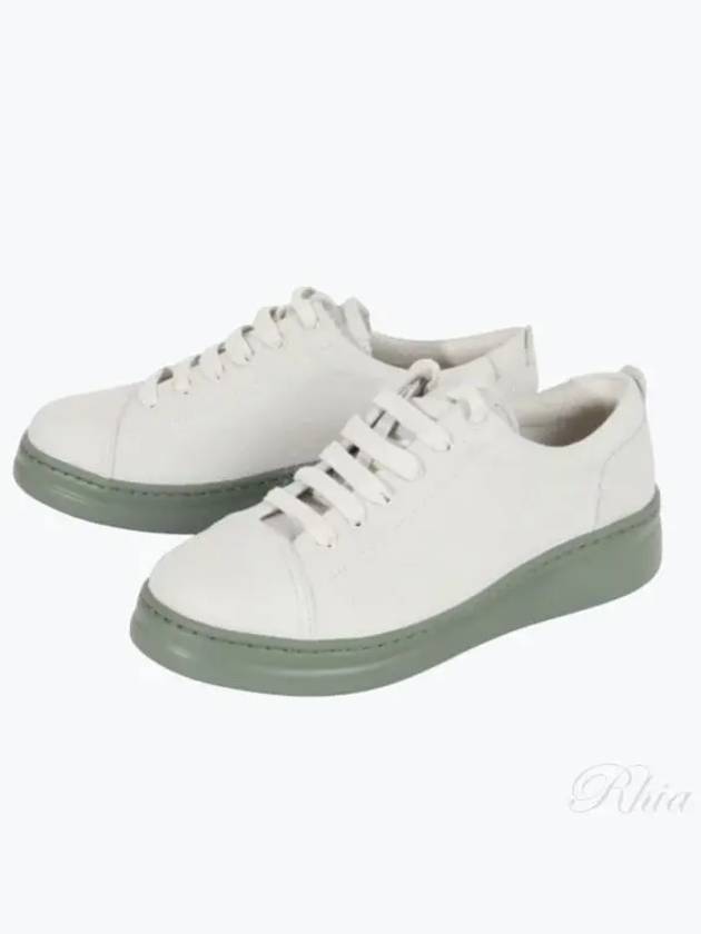 Runner Up Non Dyed Leather Low Top Sneakers White - CAMPER - BALAAN 2