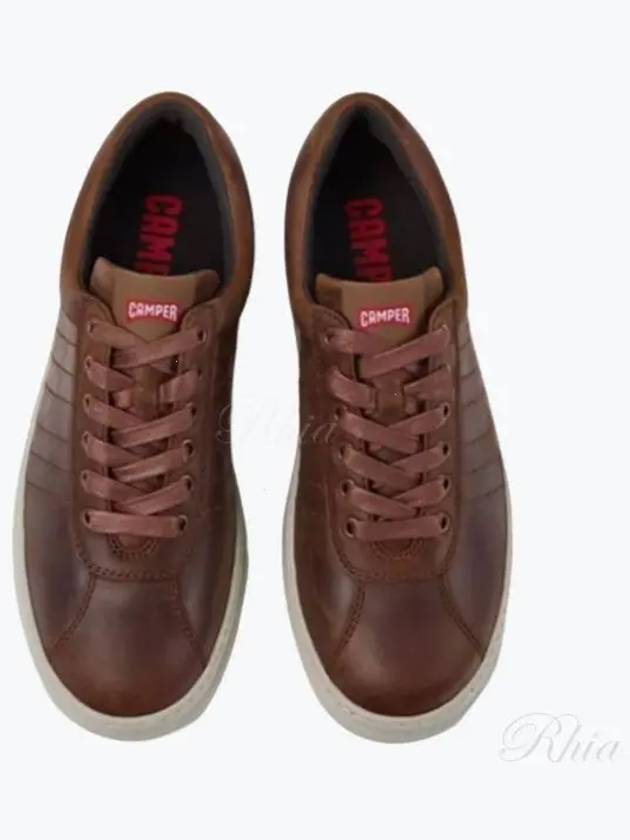 Runner Leather Low Top Sneakers Brown - CAMPER - BALAAN 2