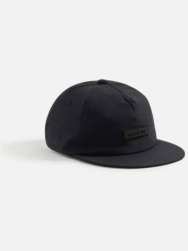 Logo Patch Snapback Jet Black - FEAR OF GOD - BALAAN 8