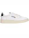 Medalist Black Tab Low Top Sneakers White - AUTRY - BALAAN 3