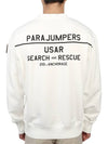 PMFLEMY01 OFF WHITE Men s Crew Neck Long Sleeve Sweatshirt - PARAJUMPERS - BALAAN 6