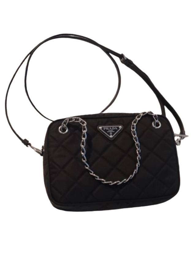 Nylon Quilted Tessuto Mini Shoulder Bag Black - PRADA - BALAAN 7