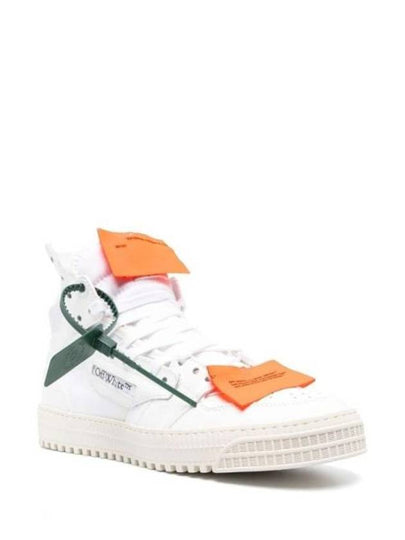 Off Court 3.0 Leather High Top Sneakers White - OFF WHITE - BALAAN 2