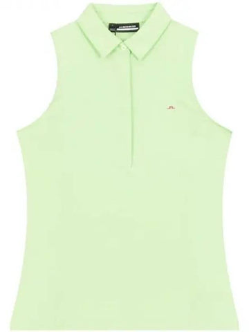 Golf Women s Wear Clothing Sleeveless Polo Shirt T Dena Top Paradise Green GWJ09009M073 Domestic Product GQN124061199179 - J.LINDEBERG - BALAAN 1