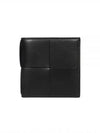 Slim Folder Half Wallet Black - BOTTEGA VENETA - BALAAN 2