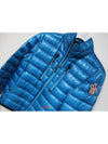 Double Zipper Grenoble Patch Padding Blue - MONCLER - BALAAN 3