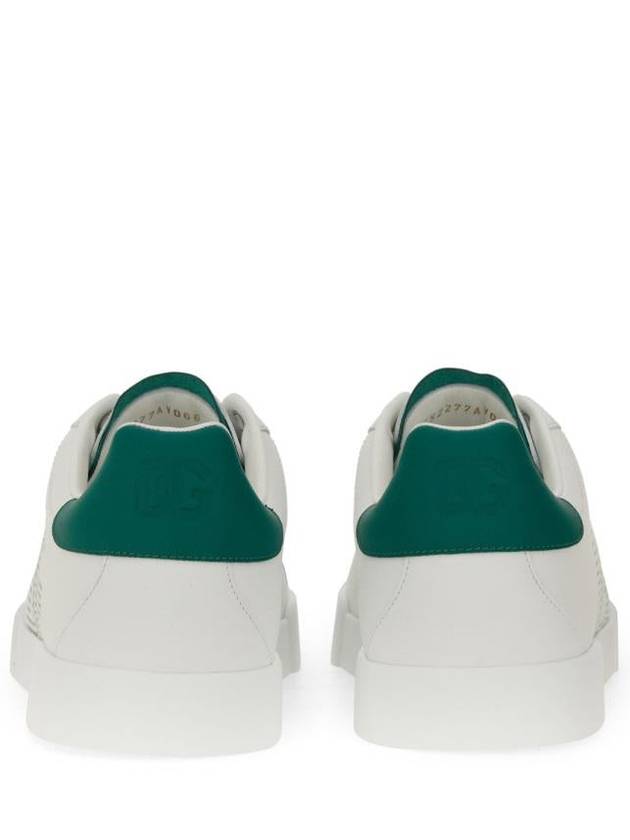 Portofino Calfskin Low Top Sneakers White - DOLCE&GABBANA - BALAAN 5