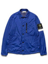 Skin Touch Nylon Garment Dyed Jacket Blue - STONE ISLAND - BALAAN 2