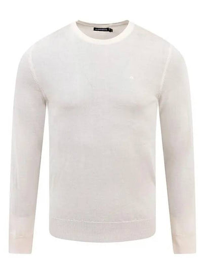 Lyle Light Merino Wool Knit Top Cloud White - J.LINDEBERG - BALAAN 2