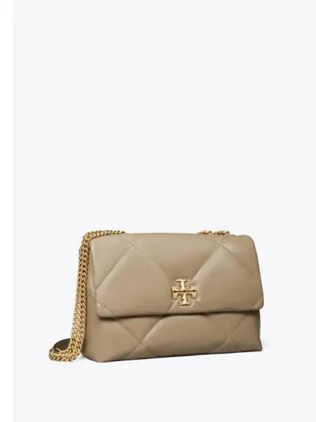 Kira Diamond Quilt Convertible Shoulder Bag Cross Taupe Color Oak Domestic Product GM0024091213021 - TORY BURCH - BALAAN 1