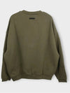 Fleece Crew Neck Sweatshirt Military 192BT246265F GREEN - FEAR OF GOD ESSENTIALS - BALAAN 3