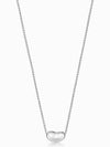 Silver Empty Pendant Necklace Elsa Peretti 12mm Necklace 25185 - TIFFANY & CO. - BALAAN 8