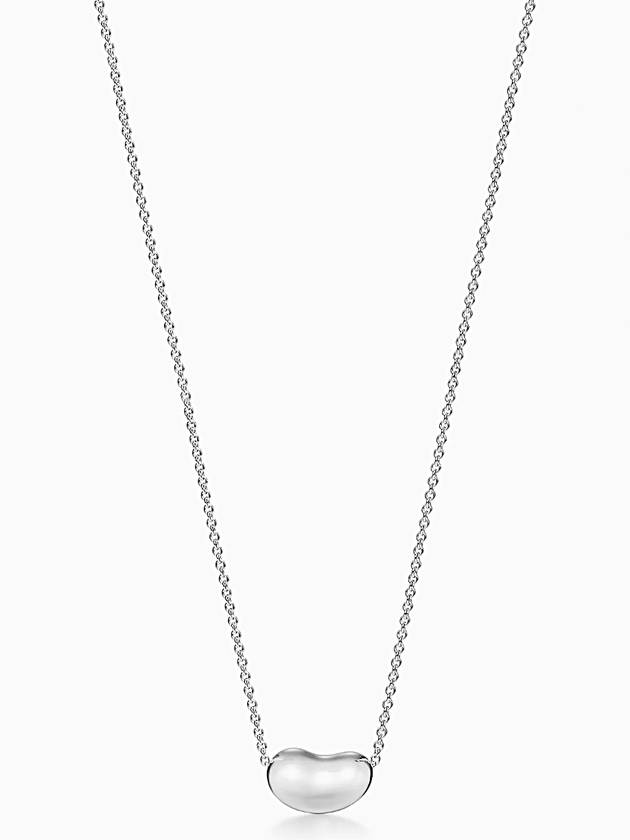 Silver Empty Pendant Necklace Elsa Peretti 12mm Necklace 25185 - TIFFANY & CO. - BALAAN 8