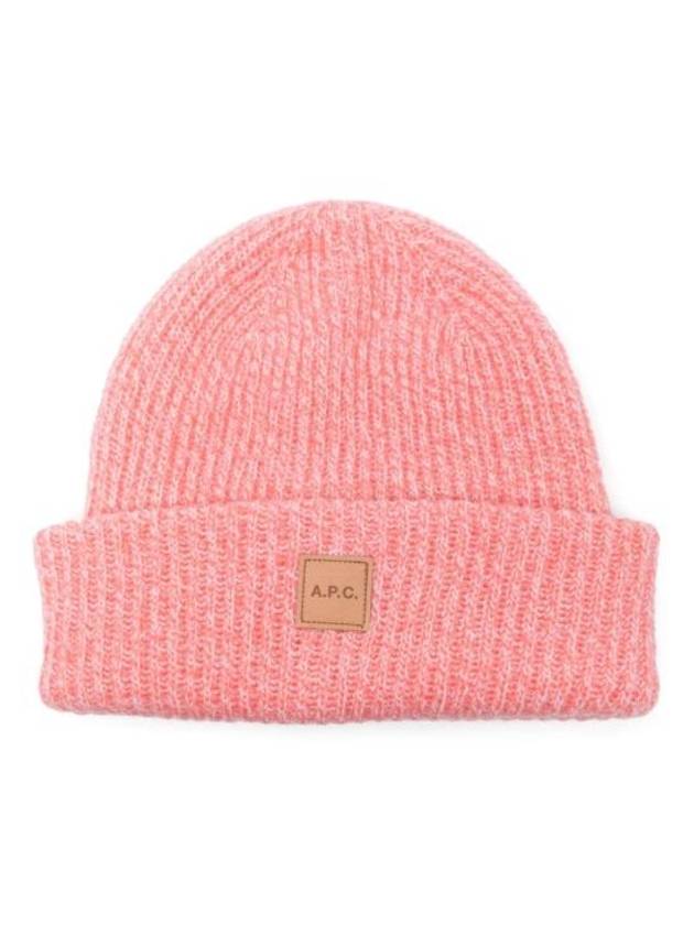 Michelle Merino Wool Cashmere Beanie Pink - A.P.C. - BALAAN 1