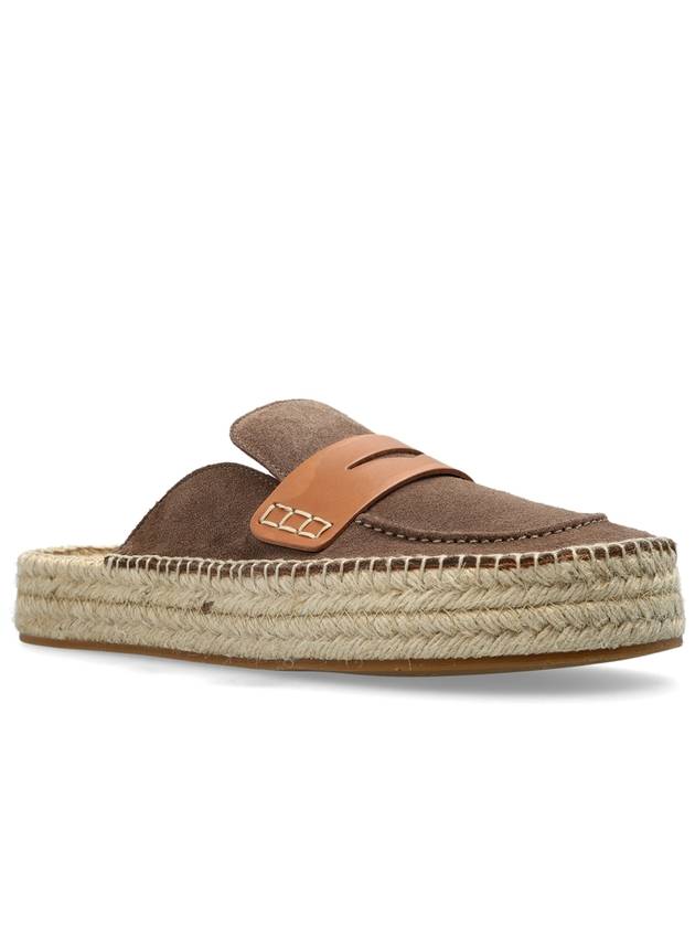 JW Anderson Suede Slides, Women's, Brown - JW ANDERSON - BALAAN 4