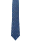 Gancini Print Silk Tie Navy Blue - SALVATORE FERRAGAMO - BALAAN 2