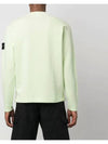 Men's Wappen Patch Knit Top Light Green - STONE ISLAND - BALAAN 5