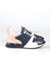 LV Suede Runaway Sneakers Navy 35 220 - LOUIS VUITTON - BALAAN 5