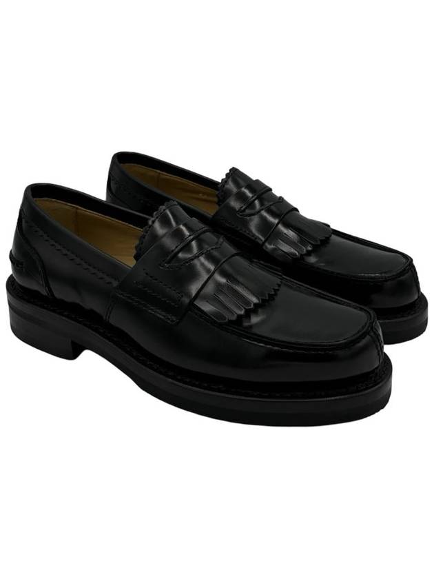 Fringe Leather Loafers Black - OUR LEGACY - BALAAN 3