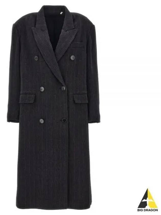 Lexana Trench Coat Navy - ISABEL MARANT - BALAAN 2