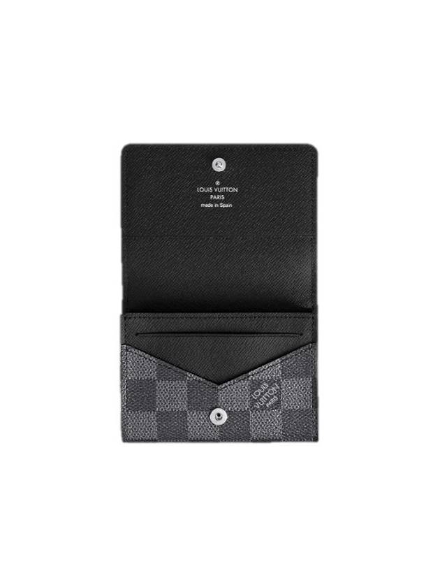 Damier Envelope Business Card Wallet Graphite - LOUIS VUITTON - BALAAN 5