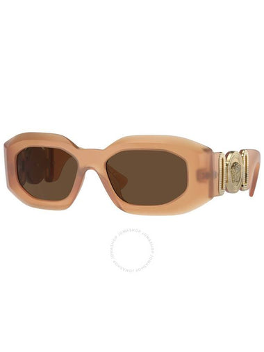 Versace Brown Irregular Men's Sunglasses VE4425U 546773 54 - VERSACE - BALAAN 1