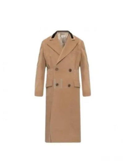 Men's Wool Double Coat Beige - MAISON MARGIELA - BALAAN 2