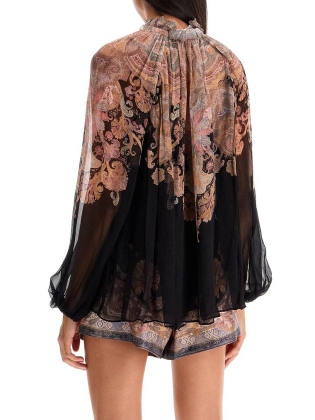 Zimmermann Black Paisley Viscose Top - ZIMMERMANN - BALAAN 6