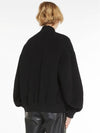 Rioto 2 Wool Bomber Jacket Black - MAX MARA SPORTMAX - BALAAN 5