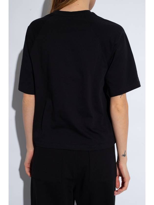 Balmain Cotton T-shirt, Women's, Black - BALMAIN - BALAAN 4