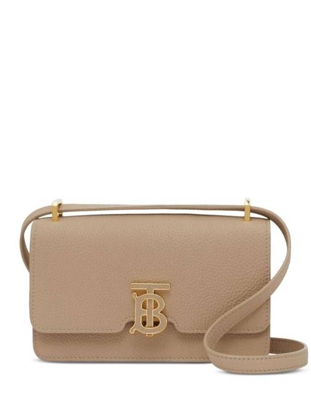 TB Logo Calfskin Mini Cross Bag Beige - BURBERRY - BALAAN 2