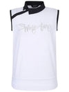 color combination collar sleeveless t-shirt TWTYM6162 100 - TAYLORMADE - BALAAN 7