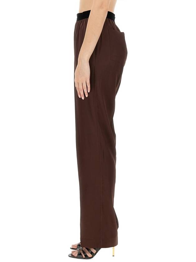 Denim Straight Pants PAW397FAX881KB750 DARK BROWN Brown - TOM FORD - BALAAN 6