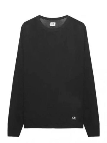 mini logo crew neck knit - CP COMPANY - BALAAN 1