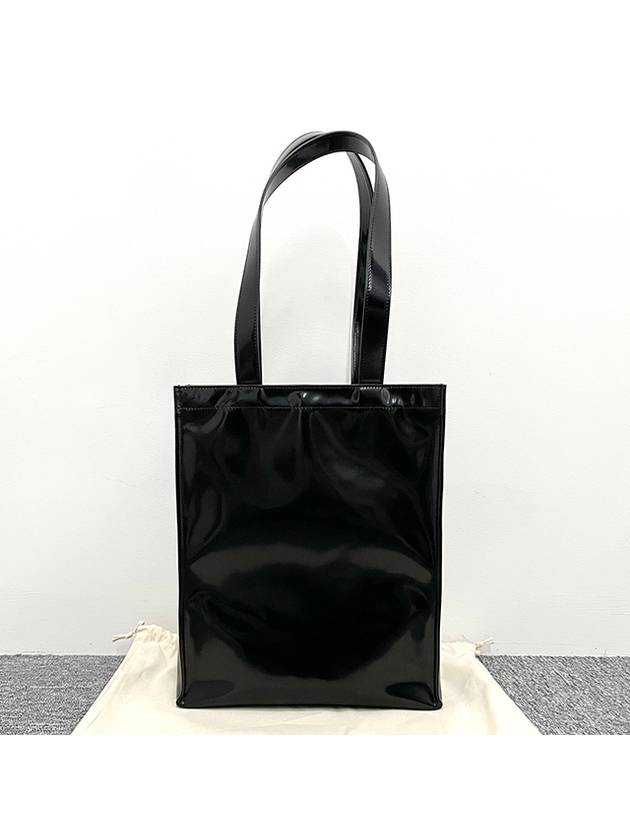 Studios Embossed Logo Shoulder Tote Bag Black - ACNE STUDIOS - BALAAN 4