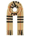 Wide Check Cashmere Scarf Beige - BURBERRY - BALAAN 2